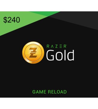 Razer Gold USD 240 Global Key GLOBAL